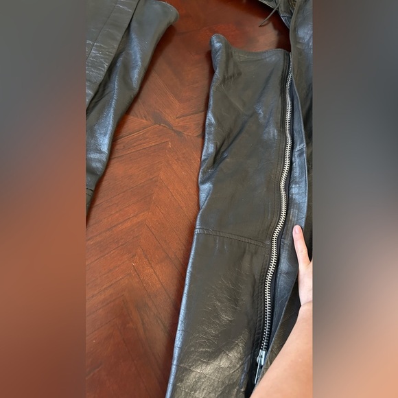 Hudson Leather Black Chaps motorcycle men’s - Picture 6 of 6